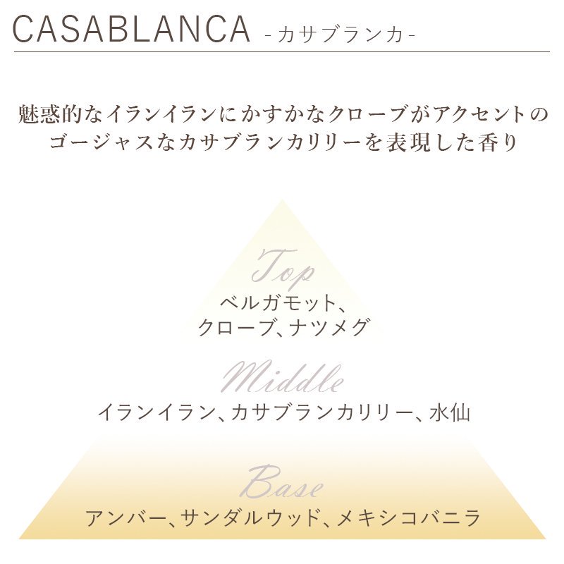 Casablanca -カサブランカ／ルームディフューザー500mL | Antica 