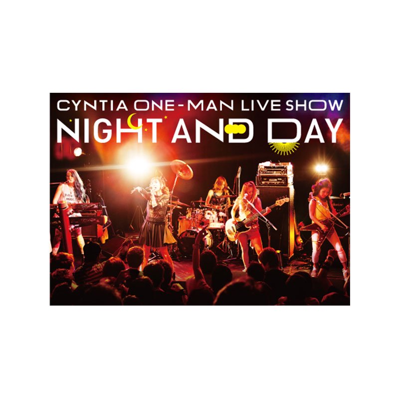 <img class='new_mark_img1' src='https://img.shop-pro.jp/img/new/icons1.gif' style='border:none;display:inline;margin:0px;padding:0px;width:auto;' />CYNTIA NIGHT AND DAY LIVE DVD
