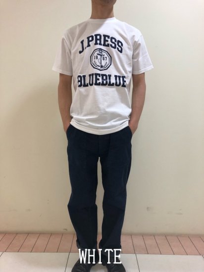 J.PRESS・BLUE BLUE カレッジロゴTシャツ（700076314）【30%OFF