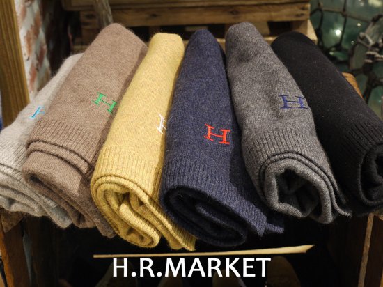 H.R.MARKET/メリノコットン アンゴラニットマフラー (700057869