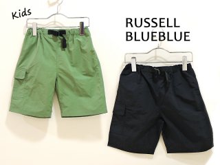 RUSSELL・BLUE BLUE/KIDS タスラン ポリエステル カーゴショーツ (700082386)