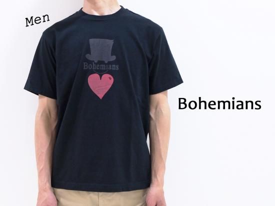 Bohemians / ラブ＆ハットプリントTシャツ (BT-4H) - ハリーズストア