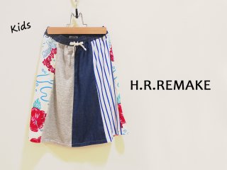 H.R.REMAKE/クレイジーパターン キッズスカート (700084070)