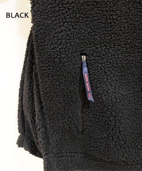 RUSSELL・BLUEBLUE ロゴジャガード ボアジップジャケット