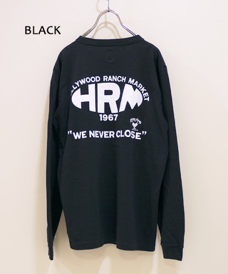 H.R.MARKET / NEW HRM WONDER バックプリントロングスリーブTシャツ