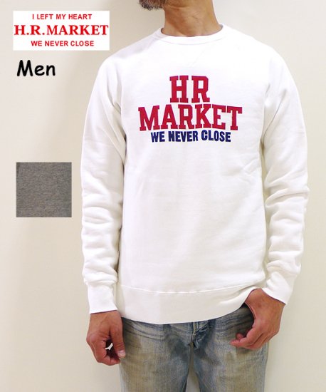 H.R.MARKET HR MARKET カレッジ スウェット クルーネック (700084022