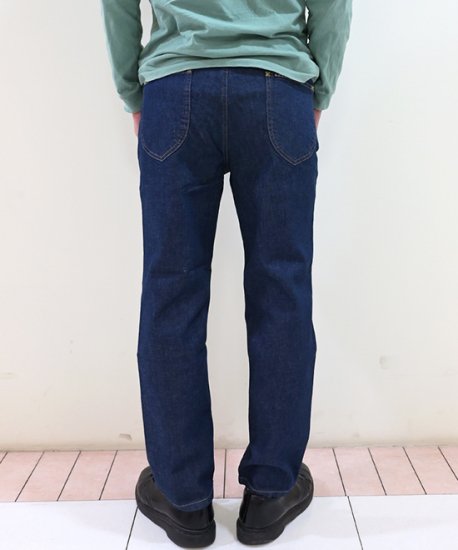 日本未入荷【MNML】M12ストレッチデニム 裾ジップ ブルー パンツ
