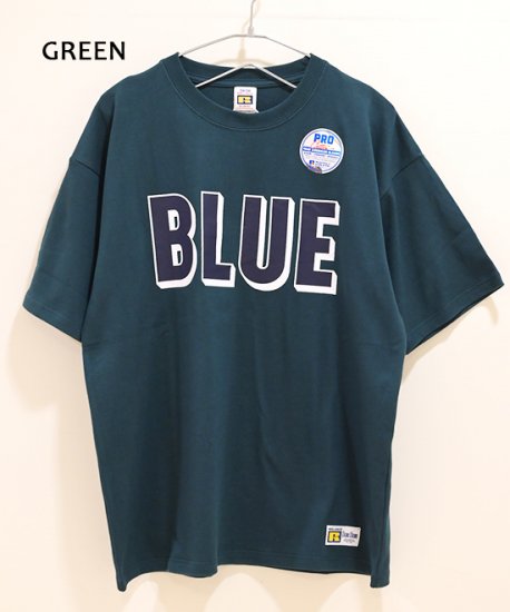 RUSSELL・BLUEBLUE ビッグBLUE 3D ロゴ Tシャツ (700085363