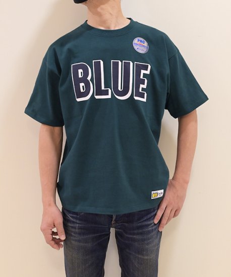 RUSSELL・BLUEBLUE ビッグBLUE 3D ロゴ Tシャツ (700085363