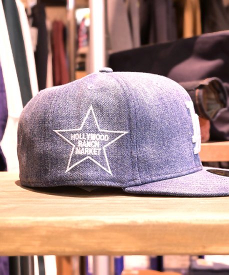 HOLLYWOOD RANCH MARKET NEWERA HRM LOS ANGLES DODGERS デニムキャップ ドジャース  (700083613) - ハリーズストア バイ ブラウニーズ【正規取扱店・通販】ハリウッドランチマーケット・ストレッチフライス・ブルーブルー・ボヘミアンズ・オムニゴッド・グランママ  ...