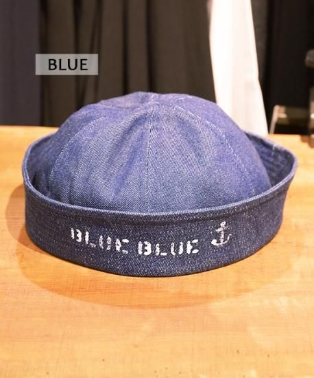 BLUE BLUE ステンシルセーラーハット (700086369) - ハリーズ BLUE BLUE ステンシルセーラーハット (700086369) - ハリーズ