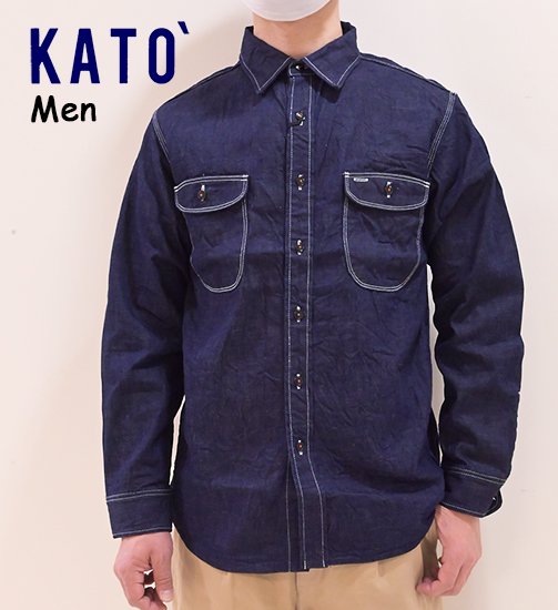 KATO` カトー デニムワークシャツ KS007OW - ハリーズストア バイ 