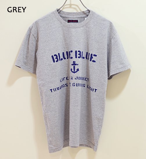 BLUE BLUE ステンシル BLUE BLUE Tシャツ 700086449 - ハリーズストア