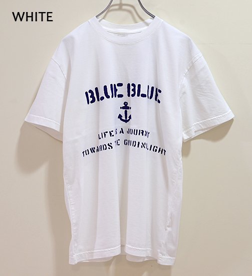 BLUE BLUE ステンシル BLUE BLUE Tシャツ 700086449 - ハリーズストア