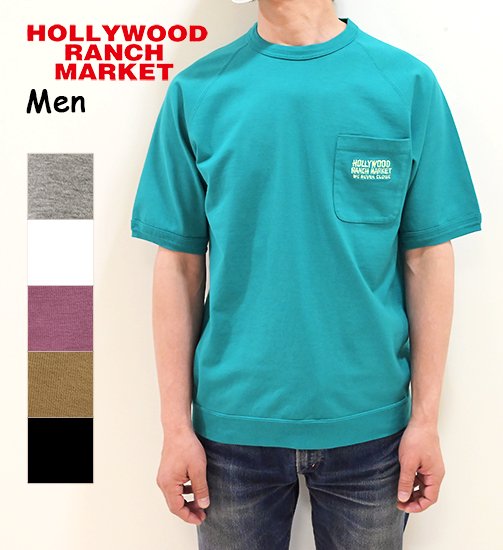HOLLYWOOD RANCH MARKET オールドタイムロゴ ショートスリーブTシャツ