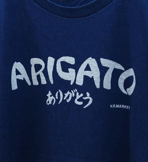 OKURA インディゴ ARIGATO Tシャツ 700075115 - ハリーズストア バイ