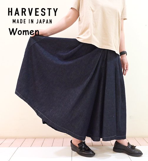 HARVESTYDENIM CARMEN CULOTTES デニムカルメンキュロット A21803-2