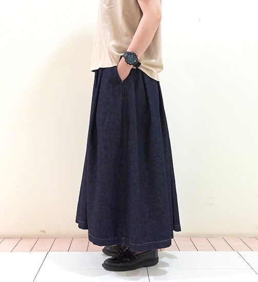 HARVESTYDENIM CARMEN CULOTTES デニムカルメンキュロット A21803-2