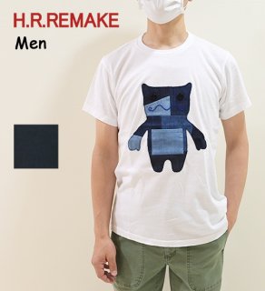 H.R.REMAKE<br>BLUEBLU DOLL パッチ Tシャツ<br>700087158