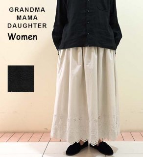 GRANDMA MAMA DAUGHTER<br>スカラップ刺繍スカート