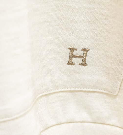 H.R.MARKET Hエンブロイダリー ナローリブパーカ - ハリーズストア