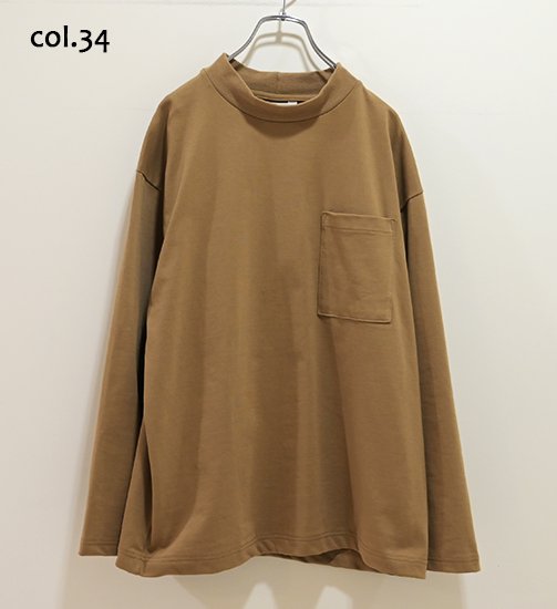 HARVESTYMOCK NECK L/S TEE（モックネック 長袖Tシャツ） - ハリーズ