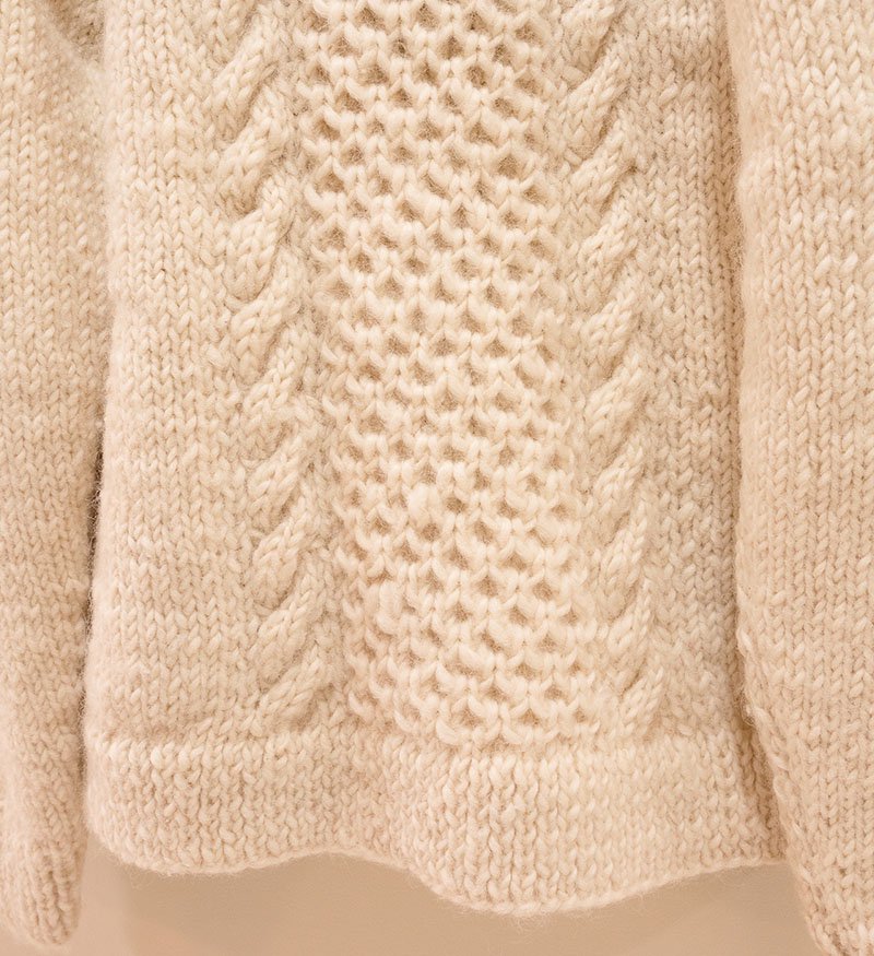 HARVESTY/women/CABLE KNIT PULLOVER 手編みケーブルニット プルオーバー/A62102【正規取扱店・通販】ハリーズストア  バイ ブラウニーズ