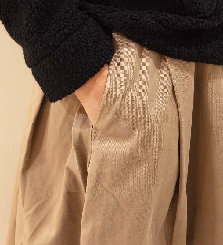 HARVESTY / CHINO CARMEN CULOTTES（チノカルメンキュロット
