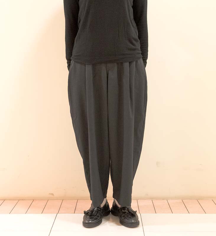 HARVESTY / T/R WIDE EGG LONG PANTS (ワイドエッグ ロングパンツ