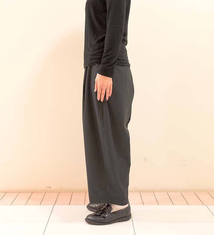 HARVESTY / T/R WIDE EGG LONG PANTS (ワイドエッグ ロングパンツ