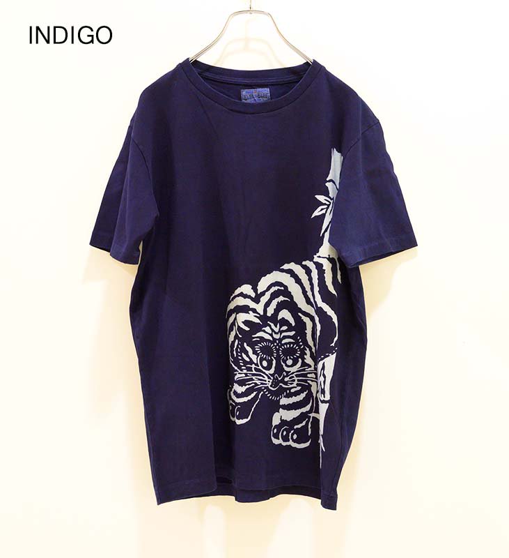 BLUE BLUE JAPAN / タケトラバッセン インディゴ Ｔシャツ men 1000454