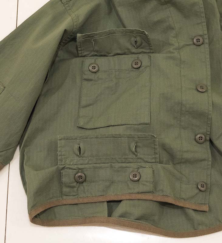 KHA:KI カーキ ミリタリーリメイクジャケット REMAKE MILITARY JACKET