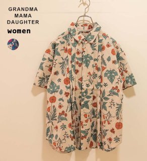 GRANDMA MAMA DAUGHTER<br>ワイドタック半袖シャツ GS2213351