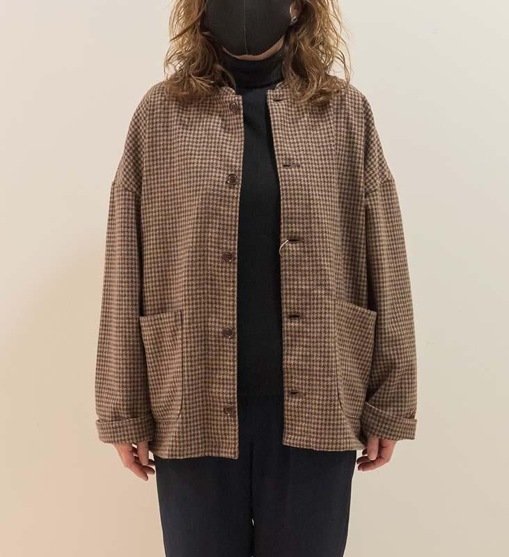 ハーベスティ / ウールツイード アトリエジャケット レディース