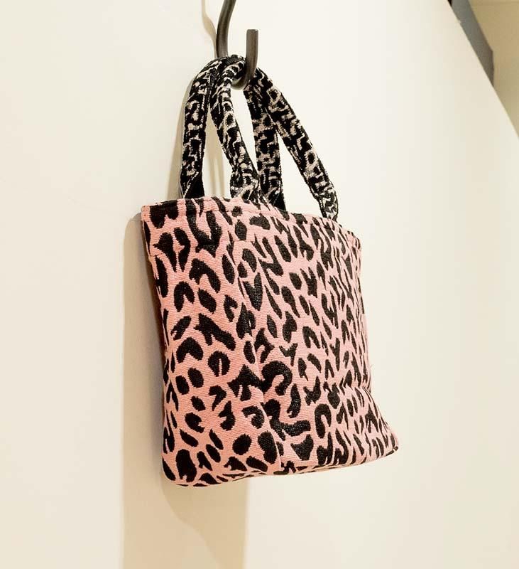 ビンドゥ レオパードジャガード エクストラスモール トートバッグ BBB