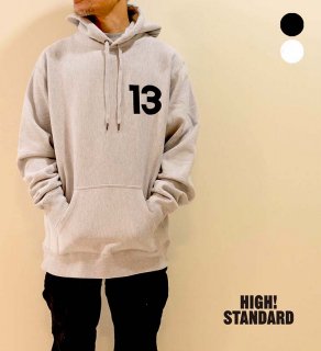 HIGH!STANDARD13 STANDARD 450GM HEAVYWEIGHT CROSSGRAIN HOODIE