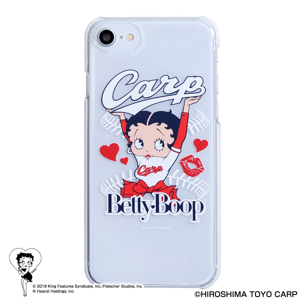 生産終了品 Betty Boop カープ Iphone6 7 8対応クリアケース ベティー ブープ グッズ 公式オンラインショップ