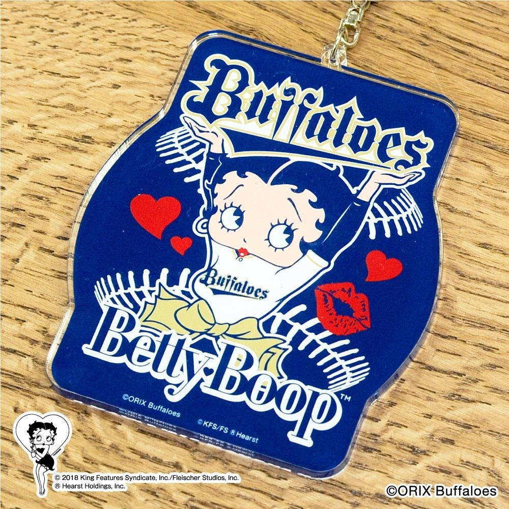 BETTY BOOP アクリルキーホルダー 楽天市場】ベティ・ブープ キーホルダー Bマーク柄 アクリル製 Betty