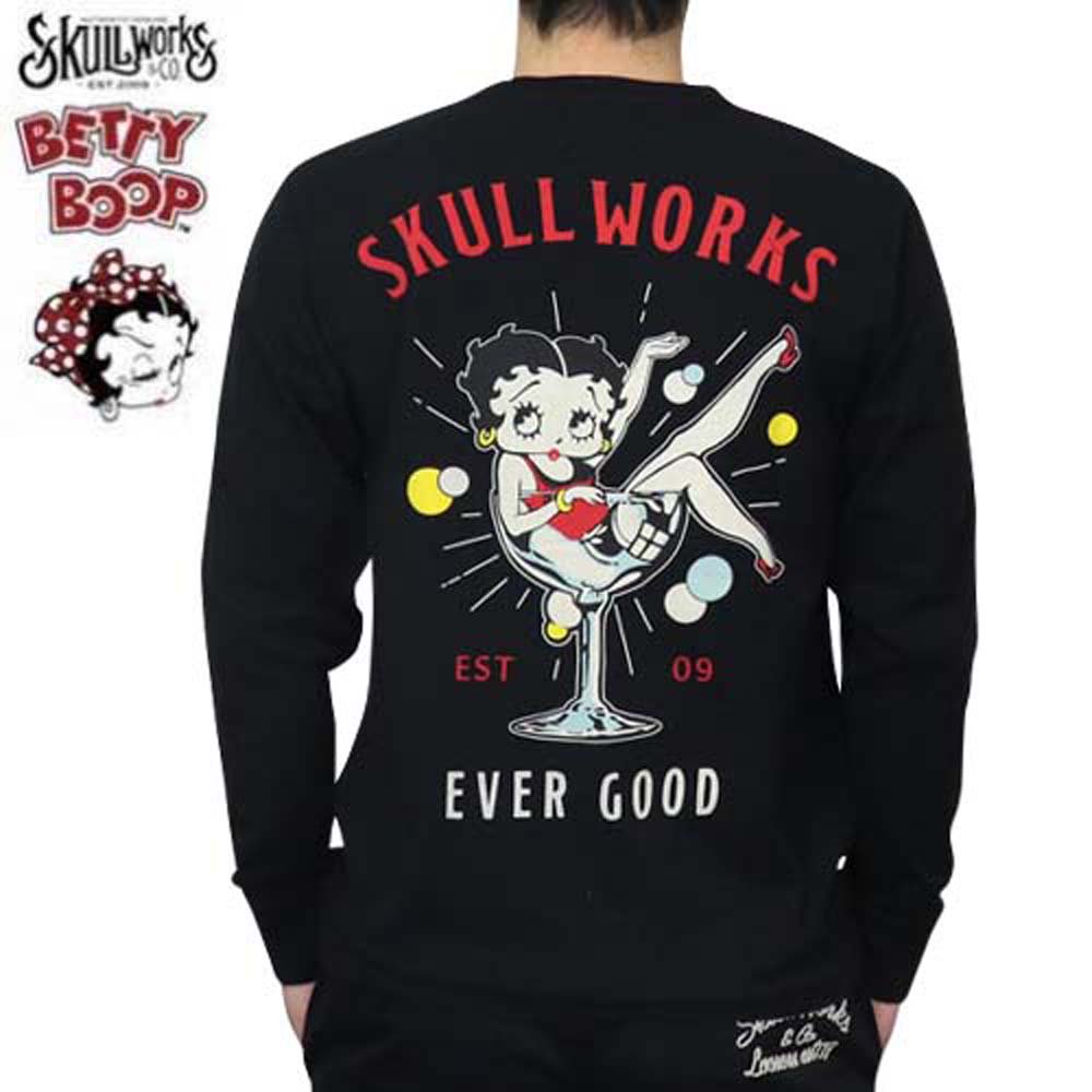 表面的な汚れなどはありませんskull works betty boop - スタジャン