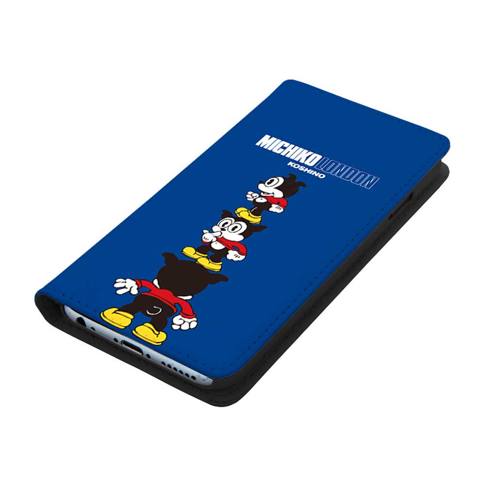 【MICHIKOLONDONコラボ】iPhone6/6s/7/8対応手帳ケース（cutie BIMBO）　OD-0570-IP67-BLUE　BB