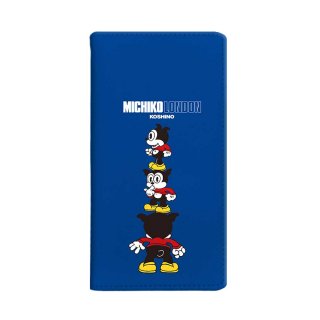 【MICHIKOLONDONコラボ】iPhoneX/XS対応手帳ケース（cutie BIMBO）　OD-0570-IP0X-BLUE　BB