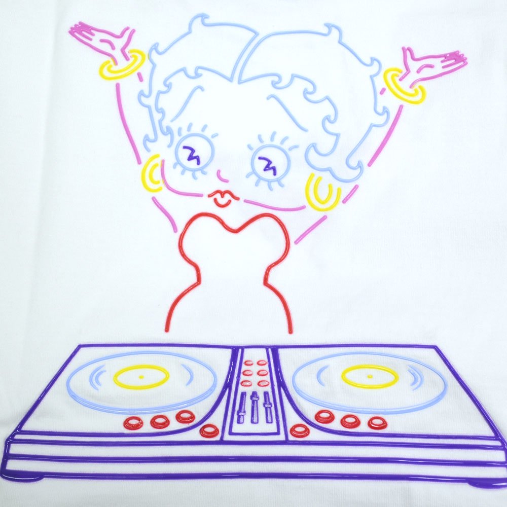 【生産終了品】ロンTee　（DJ BOOP） ホワイト　 M　530869　BB