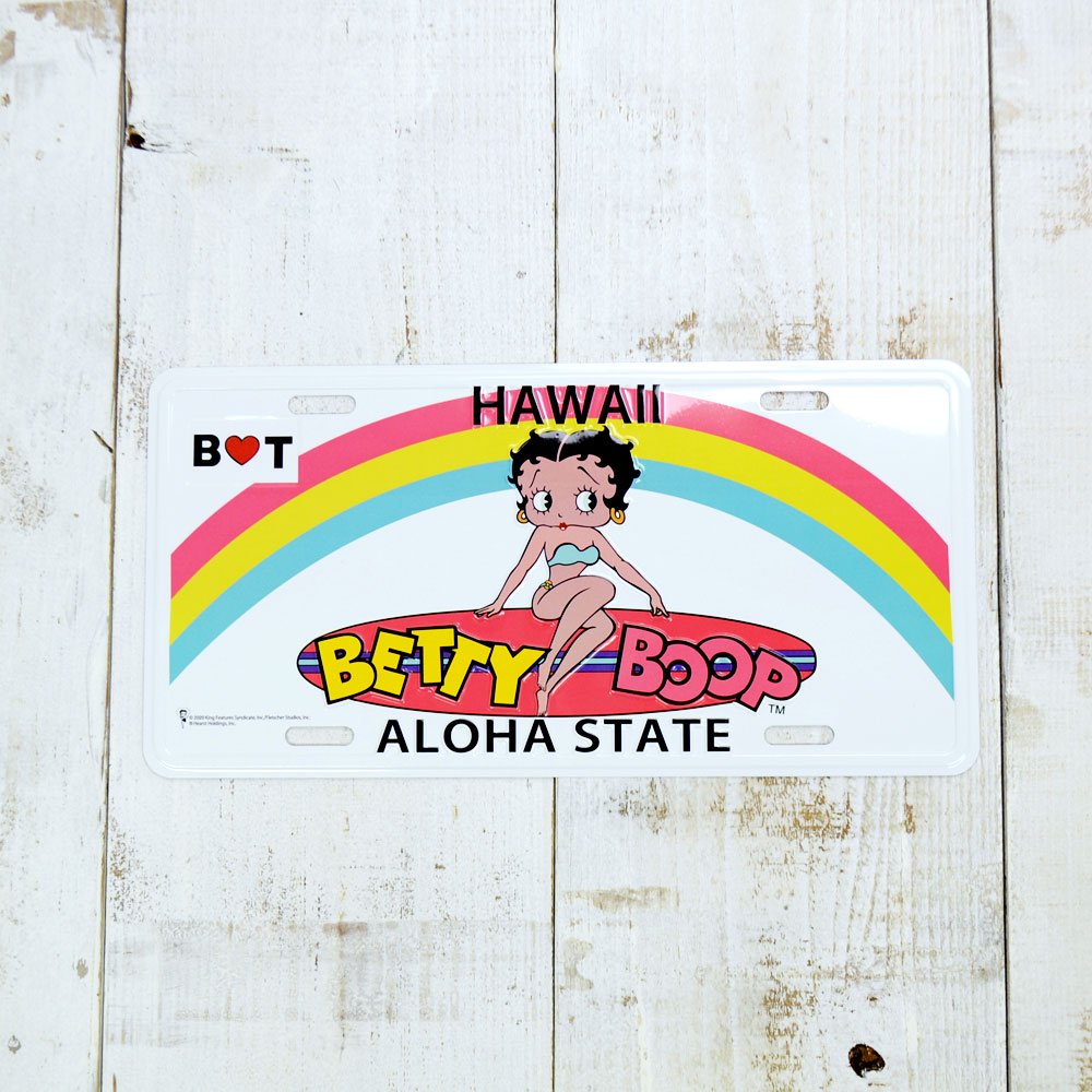  CM-PLATE/BETYY LICENSE PLATE　BT-ALOHA　BB グッズ