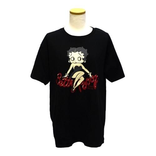 （58）ベティ・ブープ XOXO ブラウンTシャツ 58）ベティ・ブープ XOXO ブラウンTシャツ Betty Boop