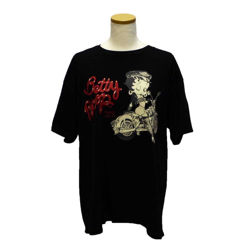 Tシャツ　（バイク）　ブラック　L　　BB - ベティー ブープ　グッズ　公式オンラインショップ