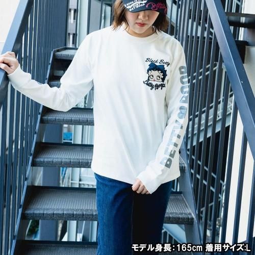 さちゃ♬ベティブープ　ジャンバースカート　2点 綿混素材ステッチ使いジャンパースカート - ベルーナ【公式】