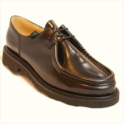 【FUDGE 10月号掲載】ミカエル　MICHAEL - Noir Gloss - パラブーツ(Paraboot)専門通販店【パザパ(Pas a  Pas)】