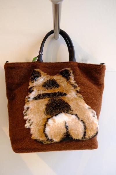 アニマルウールトートバッグ（ポメラニアン） - S・Y・M・R・K