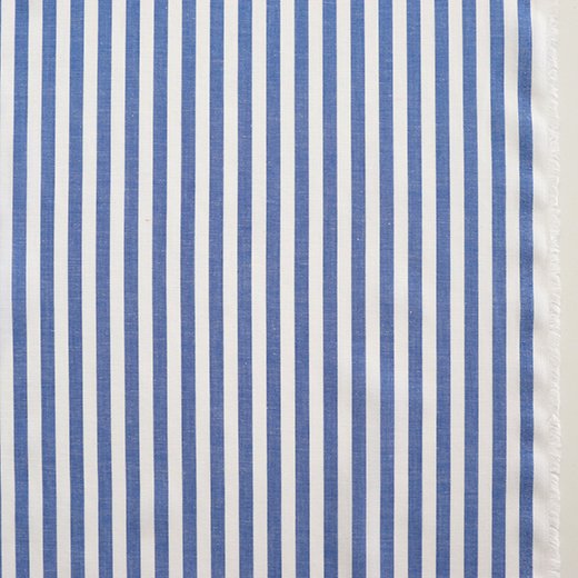 特価）Cotton Linen×camelia stripe/ブルー - fktk