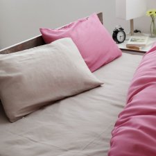 サラッとなめらかな肌触りの一重ガーゼの枕（まくら）カバー。｜｜受注生産｜良質なオーガニックコットンを100％使用。日本製